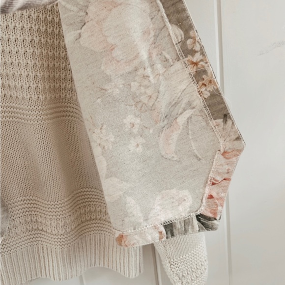 Orvis Vintage Floral Button Vest Canvas Cottagecore Layering Fall Women Medium - Picture 11 of 14